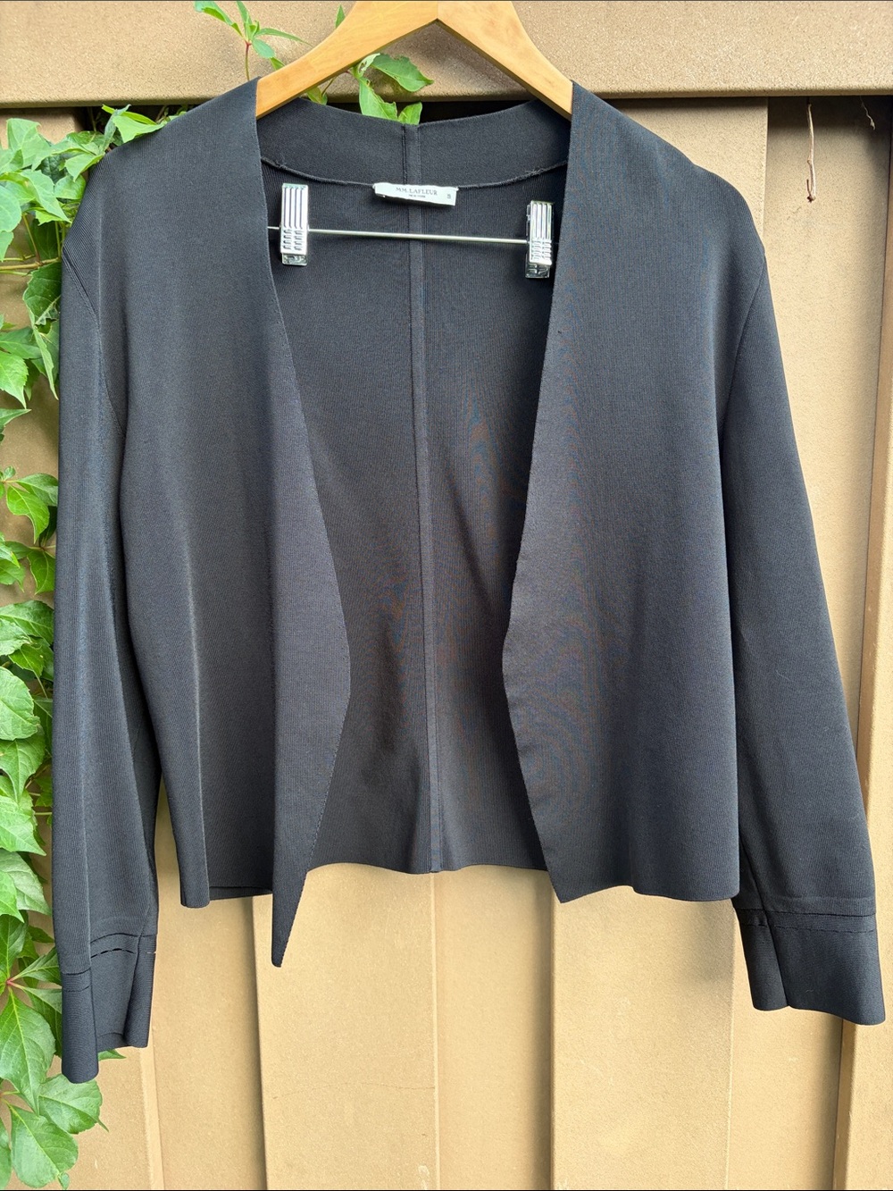 MM Lafleur Sant Ambroeus black jardigan